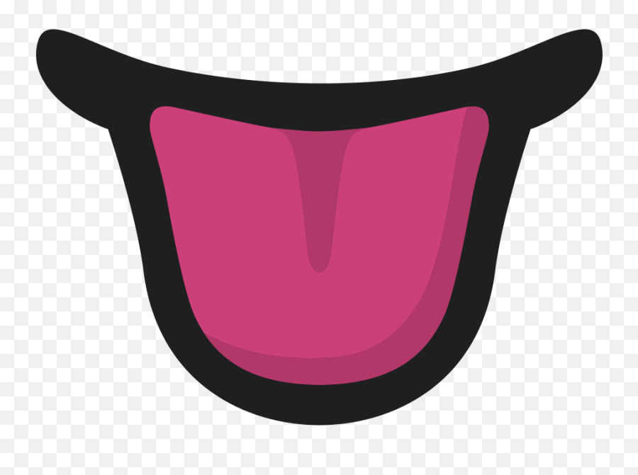 File - Emoji U1f445 Svg Emoji Mouth Png Full Size Png Emojis Tongue Svg Free,Mouth Emoji
