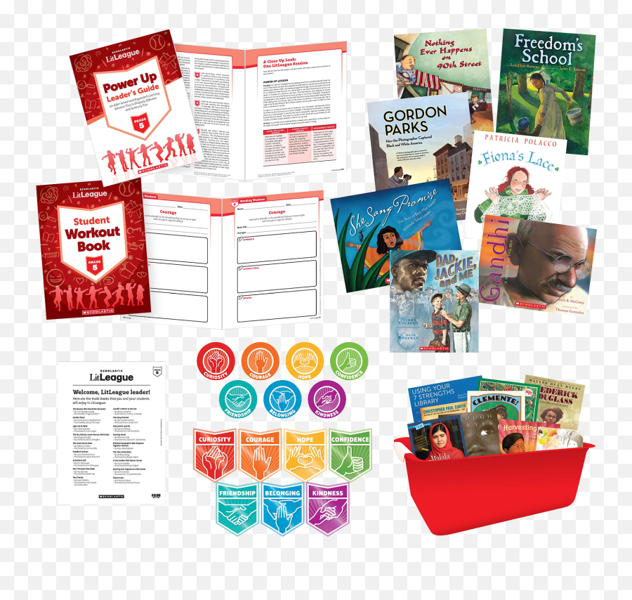 Lit League - Scholastic Literacy 7 Strengths Library Emoji,Pictures Books For Inferencing Emotions
