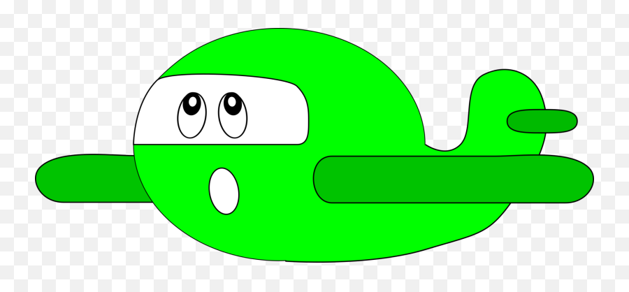 Airplane Green Plane Aeroplane Vehicle - Friendlyplane Clker Emoji,Paper Plane Emoticon