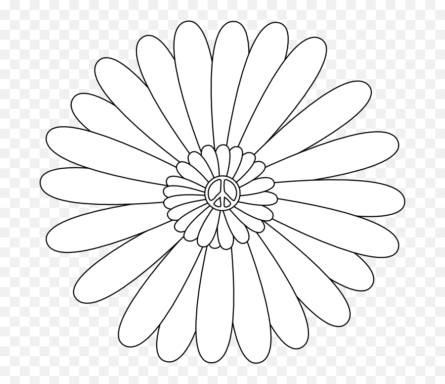 Peace Symbol Peace Sign Flower 55 Black - Ram Navami Animated Wishes In Hindi Emoji,Japanese Emoticons Peace Sign