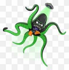 Space Squid - Club Penguin Alien Png Emoji,Discord Squid Emoji