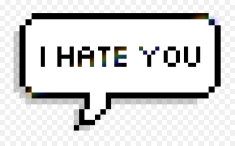 The Most Edited - Love You Speech Bubble Emoji,Haters Gonn Hate Emoji