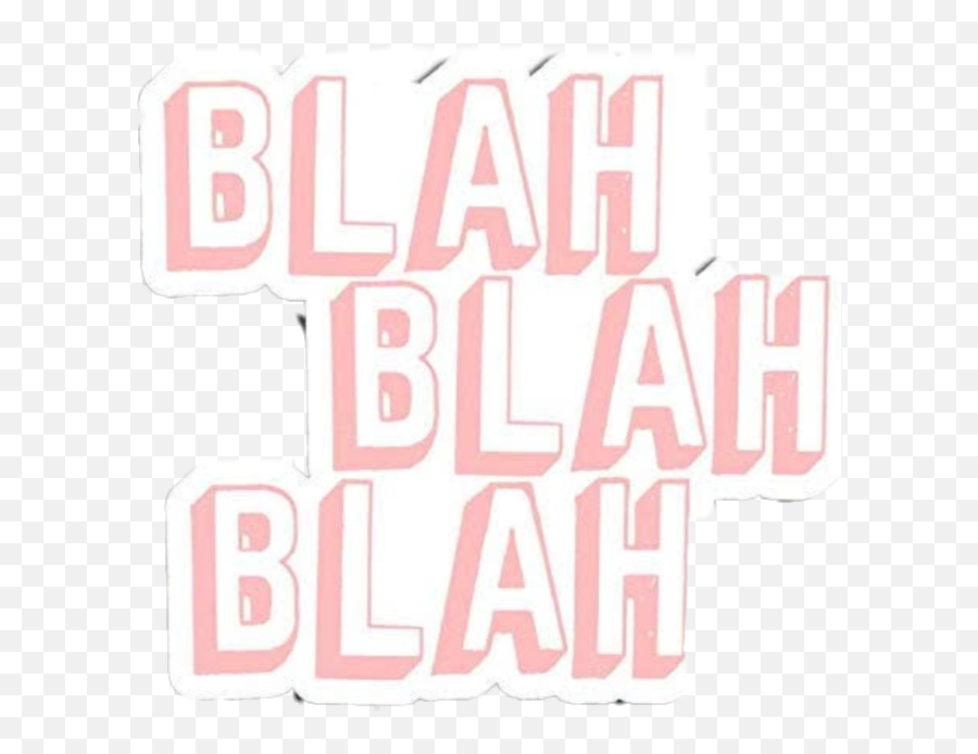 Blah Pink Sticker By Lara - Language Emoji,Blah Emoji