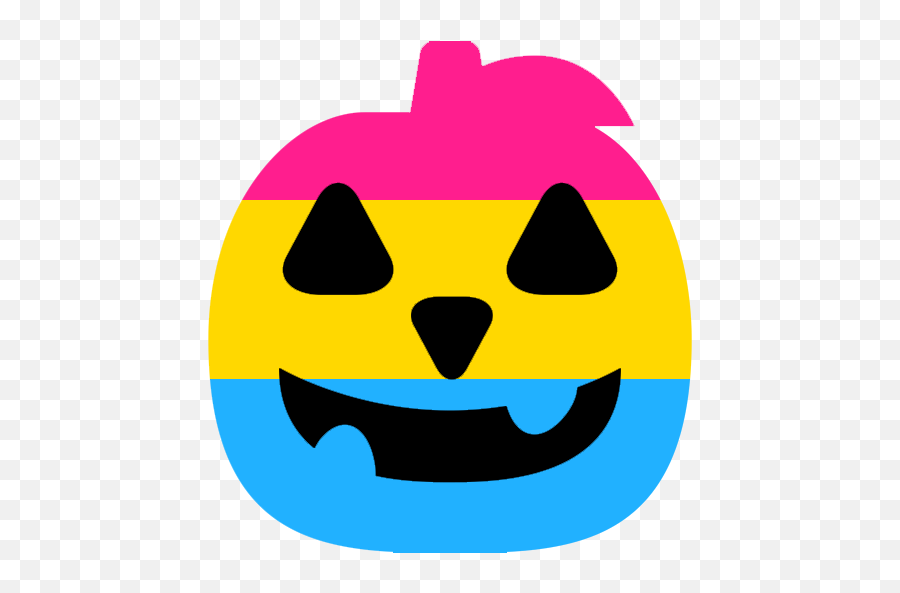 Panpumpkin - Happy Emoji,Pansexual Discord Emojis