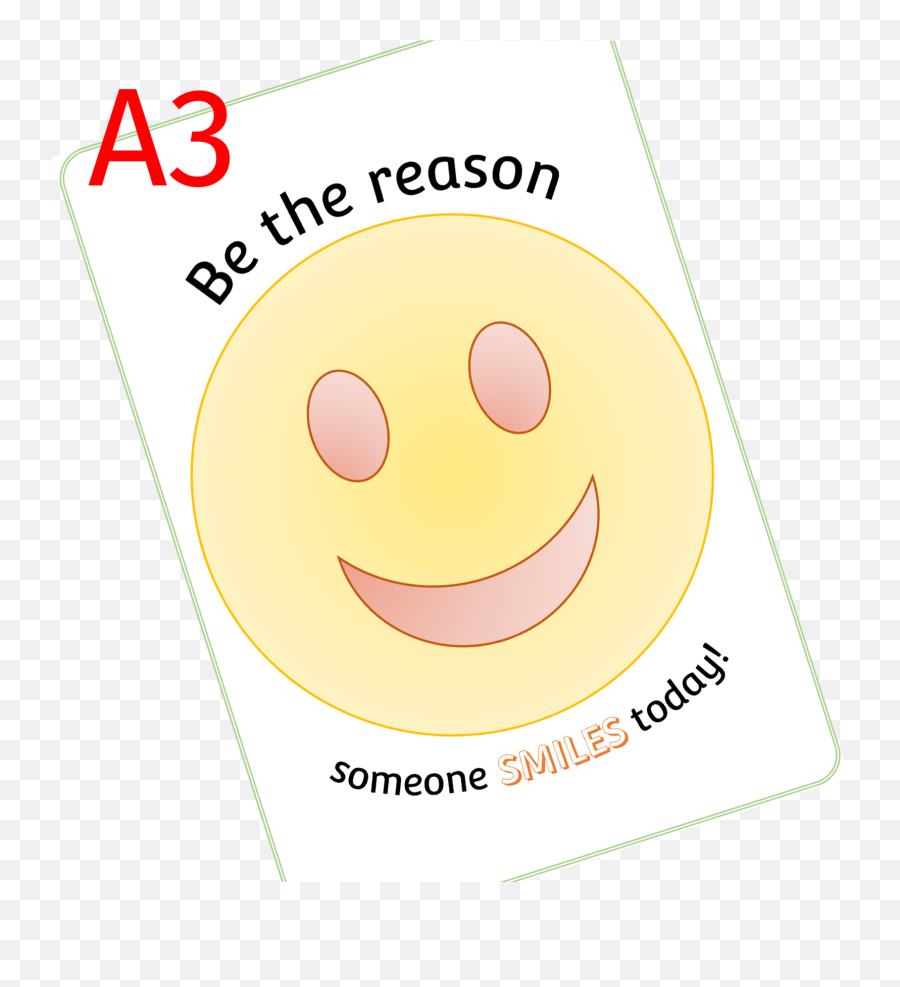Free Happy Smile Poster A3 Early Years - Happy Emoji,Russian Smile Emoticon
