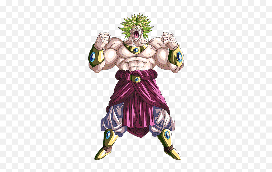 Awakened Ur The Roar Of Death - Legendary Super Saiyan Broly Transparent Emoji,Broly Emotions