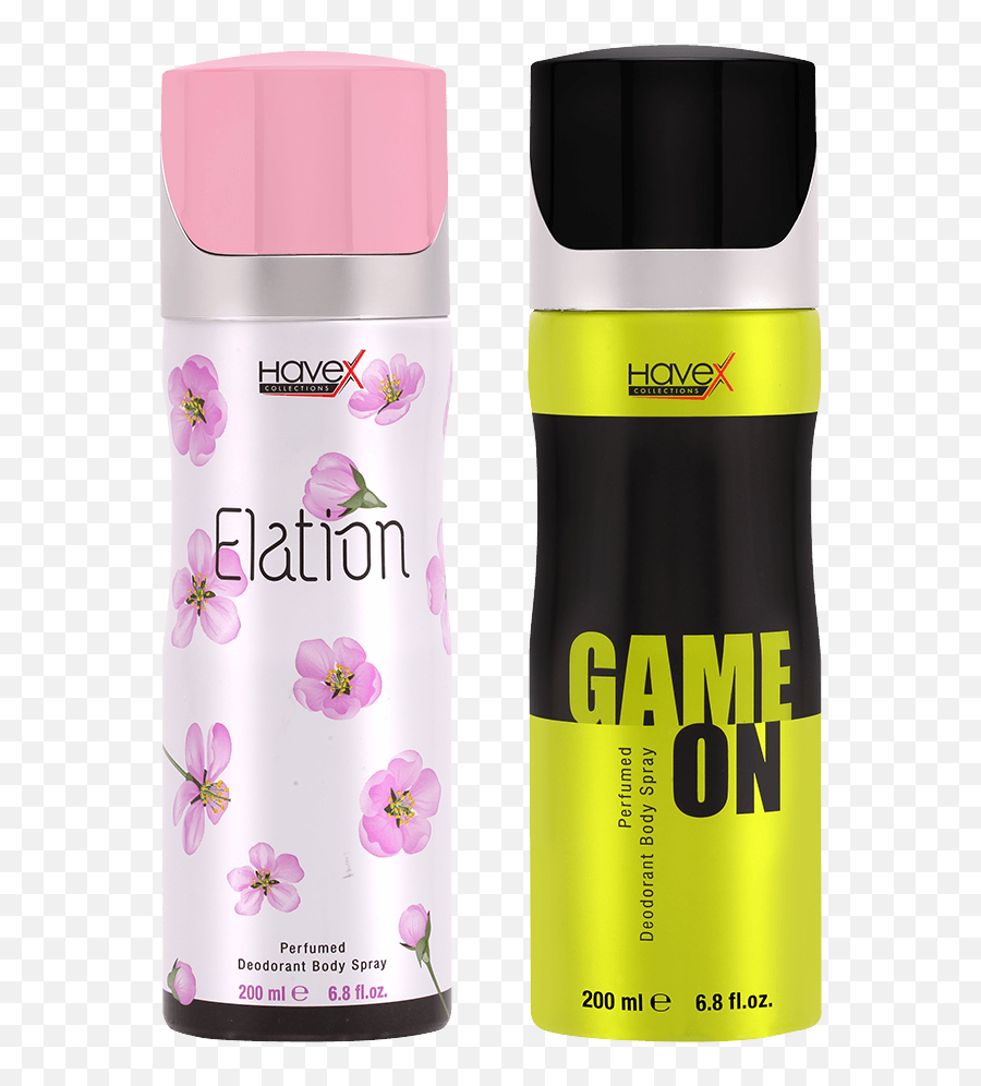 Havex Deodorant Gameon Elation 2pcs - Game On Body Spray Emoji,Emotions Rasasi Women