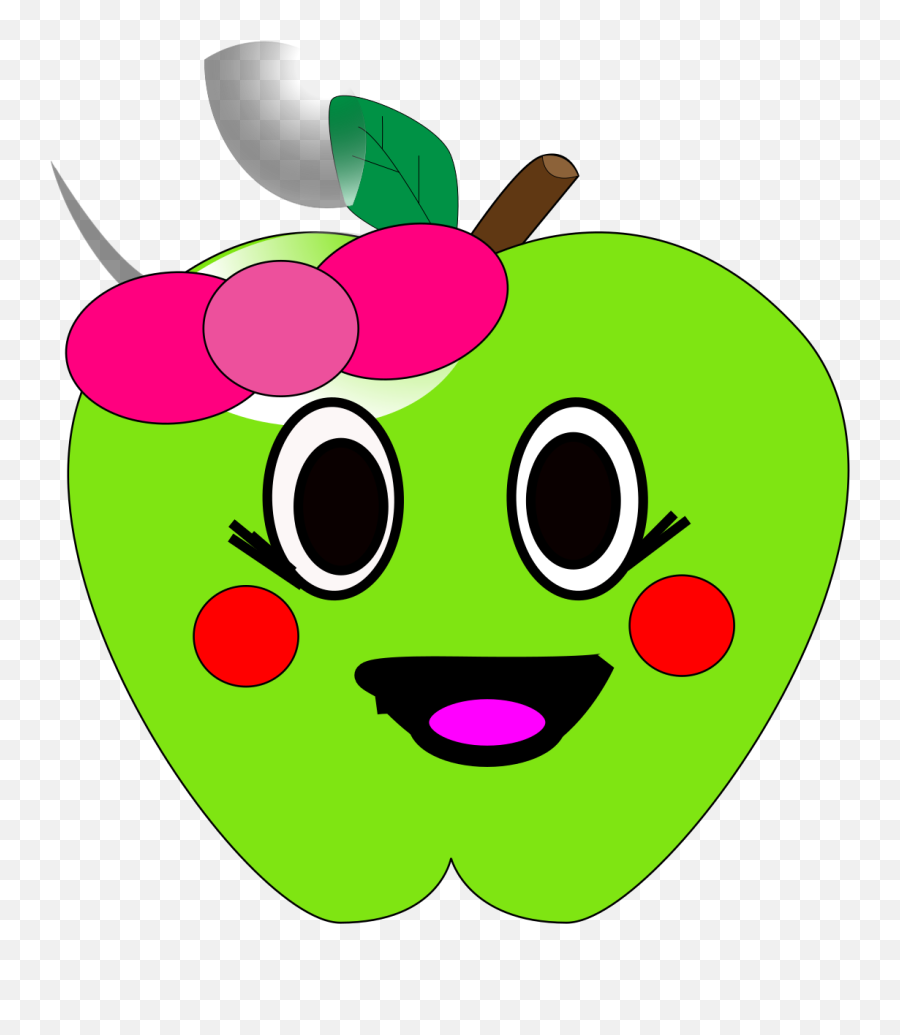 Happy Apple Clip Art - Happy Emoji,Happyrunning Emoticon