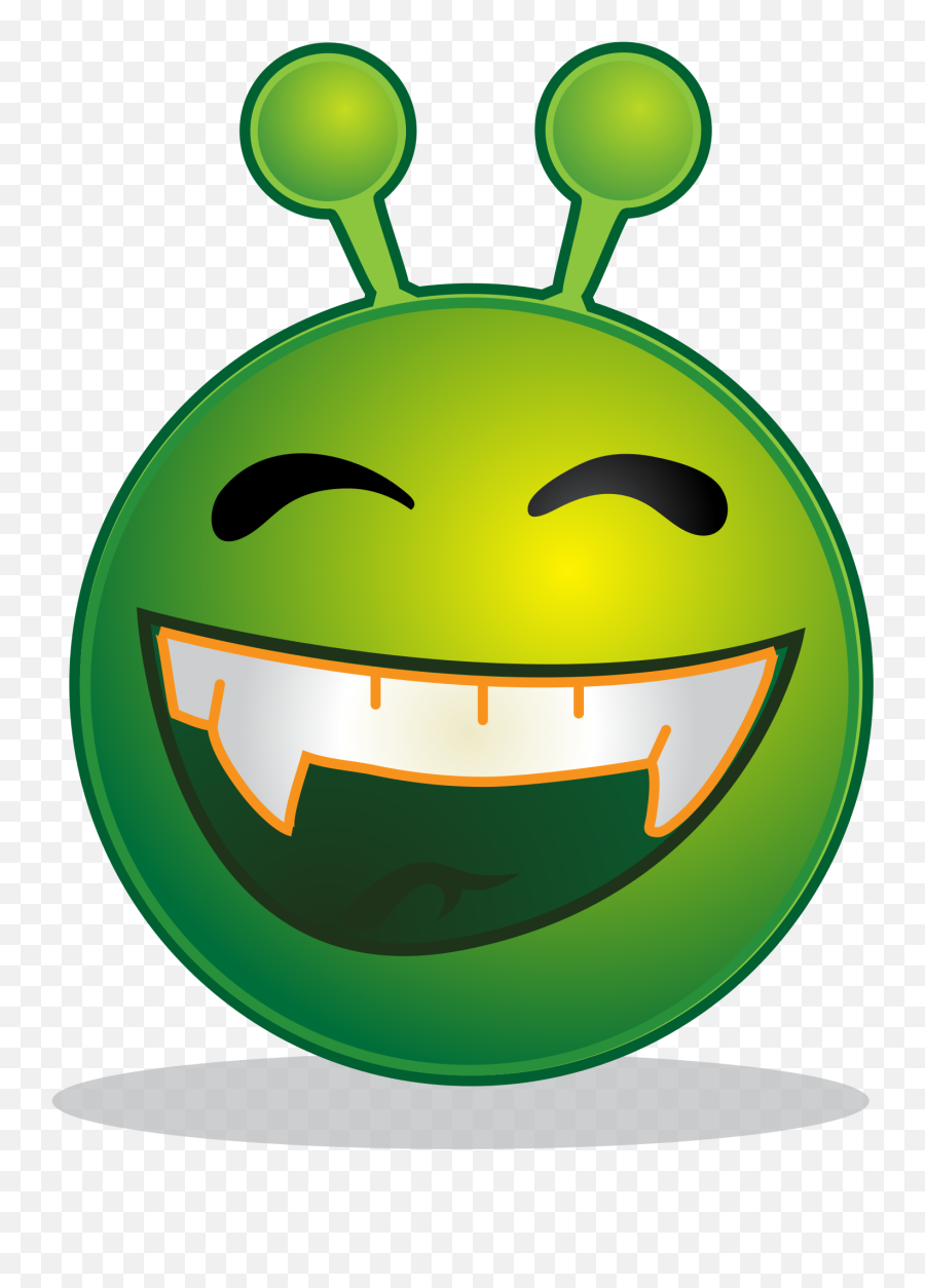Alien Smiley Design - Smiley Alien Emoji,Monster Emoji