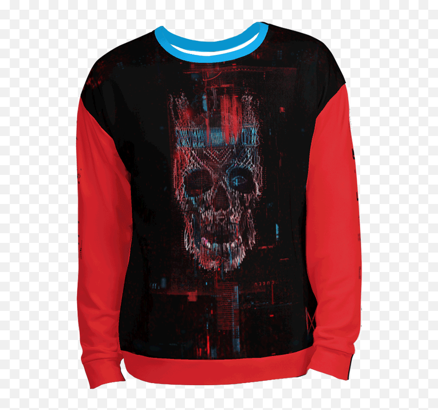 Ded Coronet Hologram - Long Sleeve Emoji,Watch Dogs T Bone Emoticon