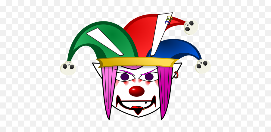 Alien Clown Comic Characters Creepy - Portable Network Graphics Emoji,Clown Car Emoticon