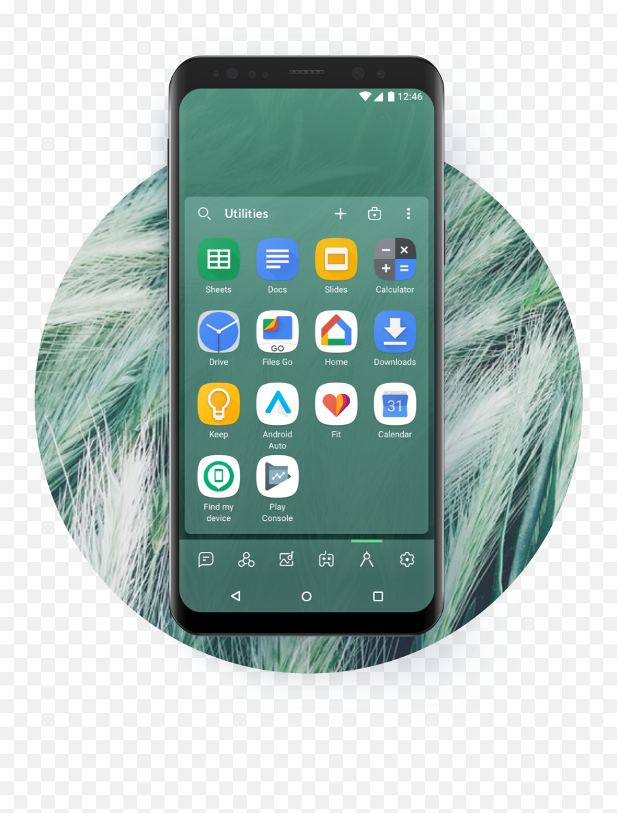 Home - Smart Launcher Minimalist Android Home Screen Round Emoji,Galaxy 5 Smartphone Emoji Rose Symbols Meaning