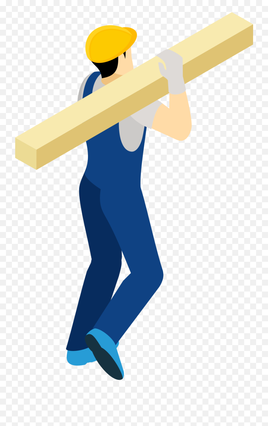 Vector Construction Workers Back 939 - Vector Worker Png Emoji,Female Factory Worker Emoji