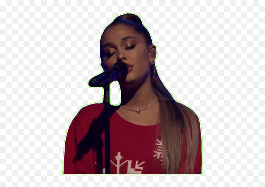 Aesthetic Ariana Grande Christmas Pictures - Largest Emoji,Ariana Grande Emotions Album Art