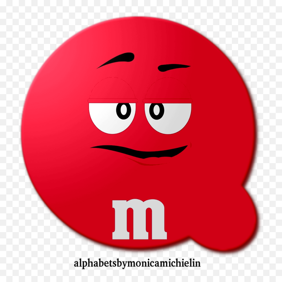 Prof Monica Michielin 6 - Red Mu0026m Chocolate Alphabet Png Emoji,Emoticon Arco Iris Facebook