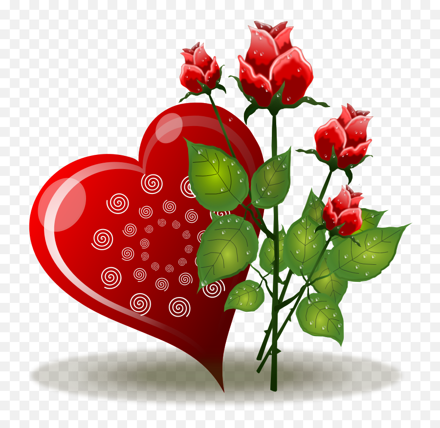 Roses Rose Bouquet Cartoon Clipart Clipart Kid - Clipartix Rose Love Flowers Emoji,Boquet Emoji