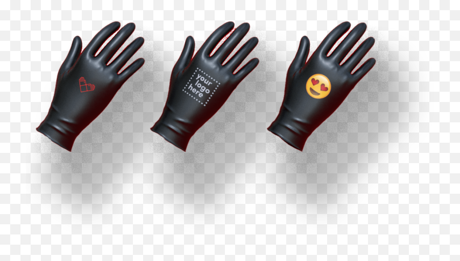 Custom Printed Nitrile Gloves U2013 Image Gloves Emoji,Is There A Tape Measure Emoji