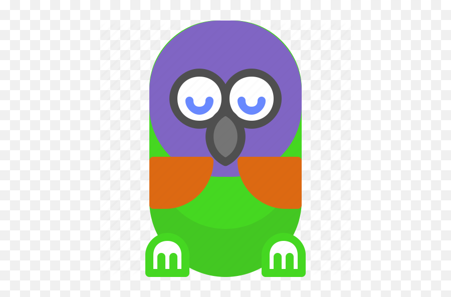 Bird Night Parrot Rest Sleep Wait Icon - Download On Iconfinder Soft Emoji,Mouthless Emoji