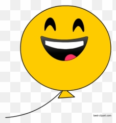 Happy Balloon Clip Art - Happy Balloon Clip Art Emoji,Emoticon Balloons
