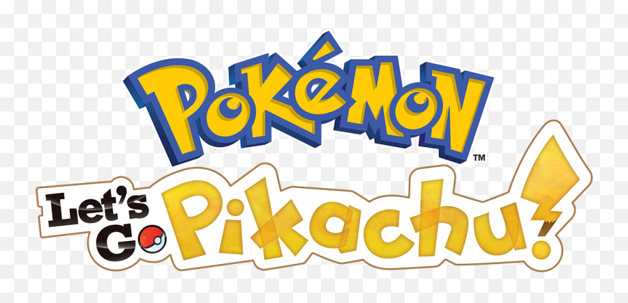 Pokemon Lets Go Pikachu Logo - Pokemon Emoji,Pikachu Emoji Text
