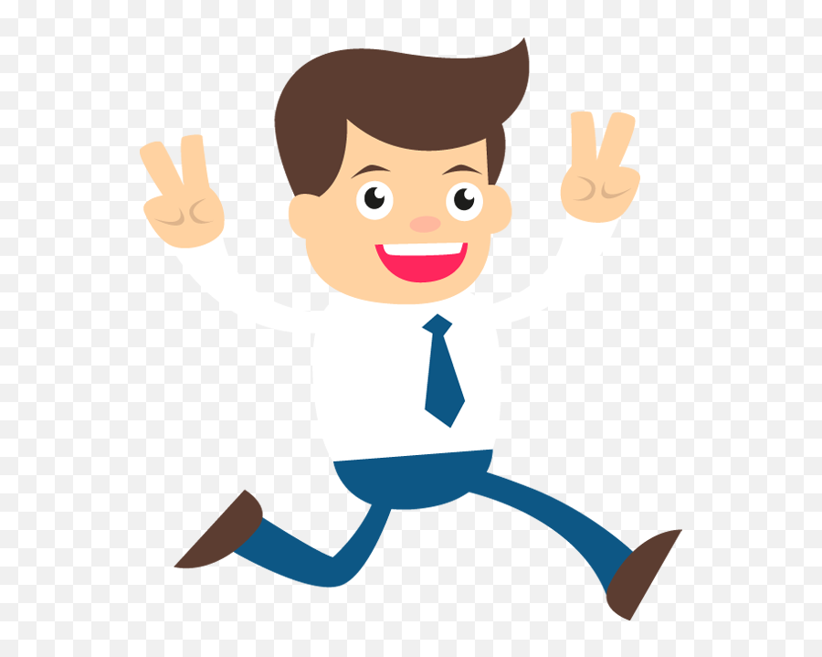 Happy Clipart Business Person Happy Business Person - Happy Business Man Transparent Clip Art Emoji,Sakurasou No Pet Na Kanojo Smile Emoticon