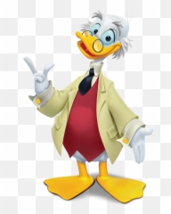 Ludwig Von Drake - Disney Professor Emoji,Old Disney Early 2000s Afternoon Host Emoticon Characters