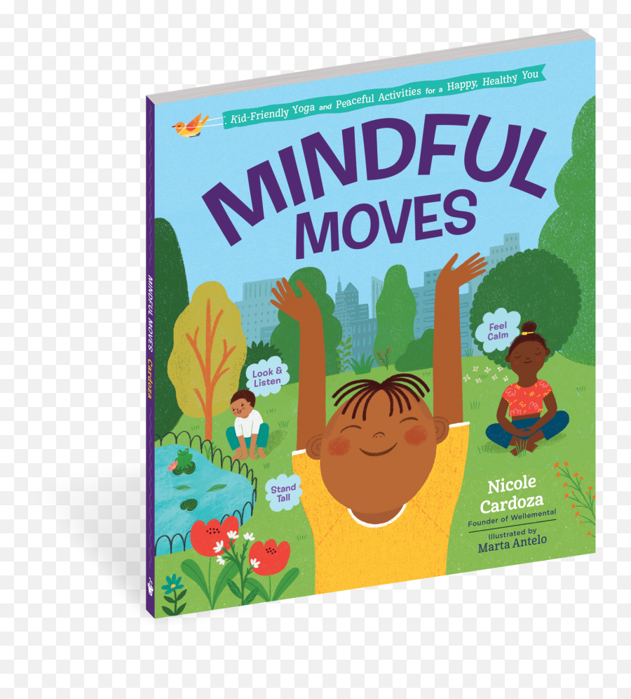 Mindful Moves Book - Kids Mindfulness Book U2014 Nicole Cardoza Emoji,Children's Emotions Poster