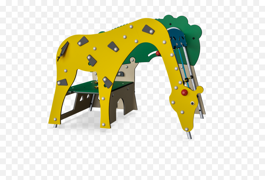 Forest Giraffe Toddler Equipment Forest Giraffe From Kompan - Animal Figure Emoji,Inside Out Emotions Elephtant