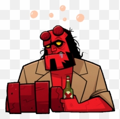 Top Horse The Band Stickers For Android - Animated Hellboy Gif Emoji,Hungover Emoji