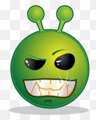 Happy Emoticon Png - Mad Alien Emoji,Sleepy Kawaii Emoticon