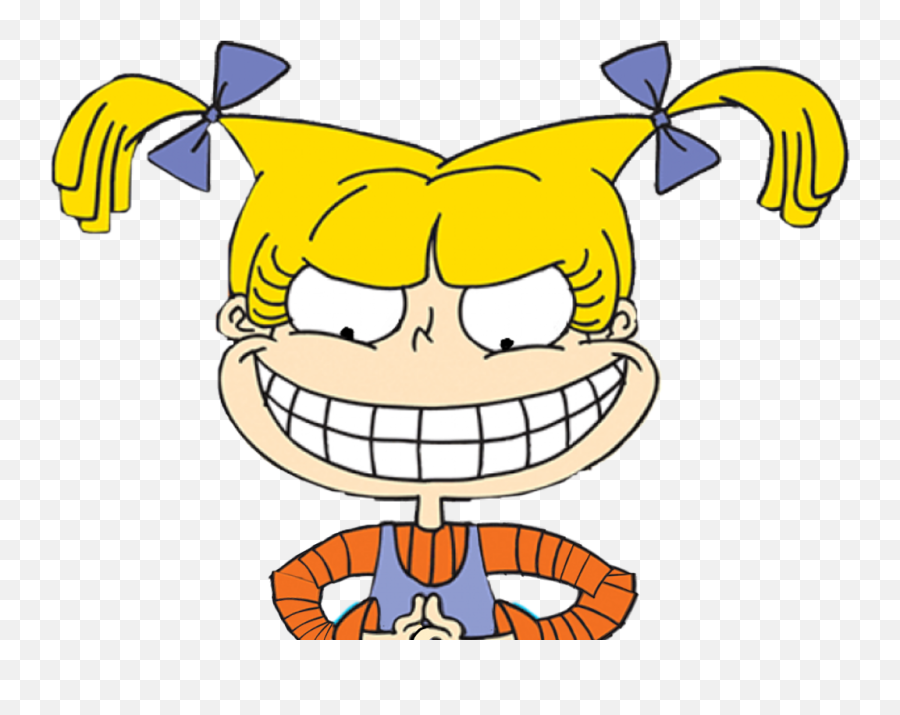 Cartoon Wallpaper - Angelica Pickles Rugrats Png Emoji,Emoji Movie Smiler Is The Villain