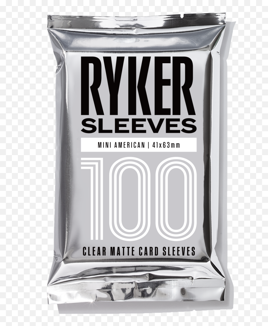 100 Qty Clear 41x63 Mm Ryker Sleeves - Ryker Sleeves Standard Matte Card Sleeves 5x Stronger For Magic The Gathering Mtg Pokemon Trading Cards Board Games Emoji,Unicorn Emoji Black An Dwhite