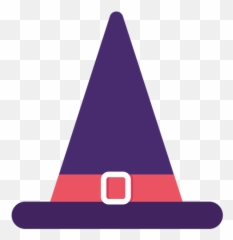 Witch Hat Flat Halloween Transparent Png U0026 Svg Vector Emoji,Witch Hat Emoticon