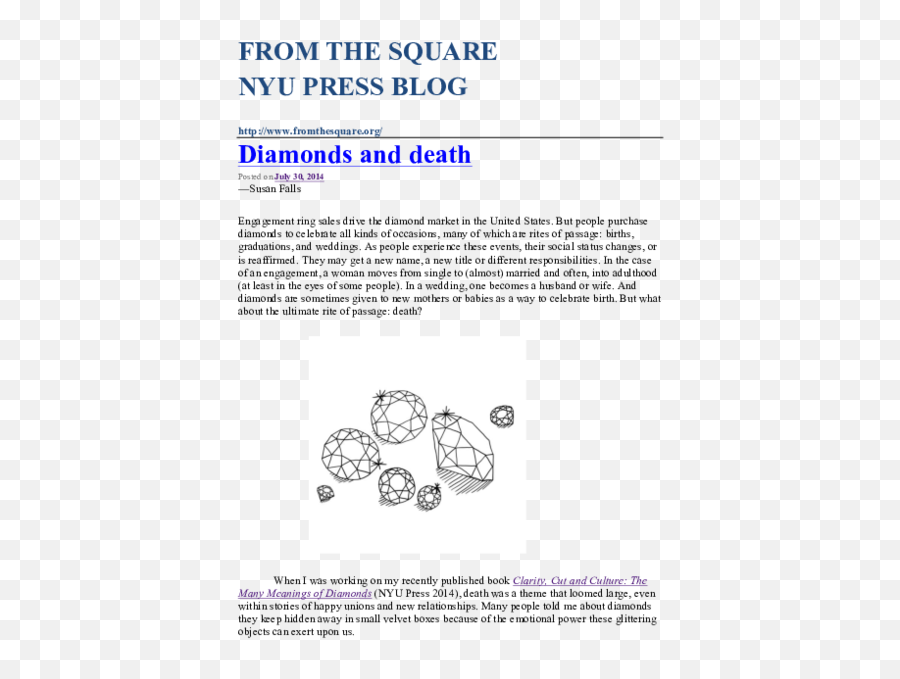Pdf Diamonds And Death Susan Falls - Academiaedu Emoji,Large Circle Emotions Cut Out