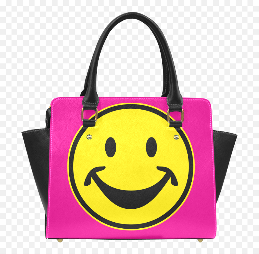 Funny Yellow Smiley For Happy People - Happy Emoji,Emoji Shoulder Bag