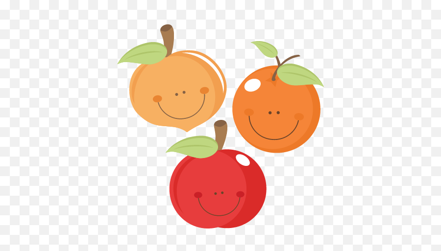 Illustration - Inspiration For Felt Projects Cute Fruits Clipart Png Emoji,Glasses Computer Paper Graph Emoji