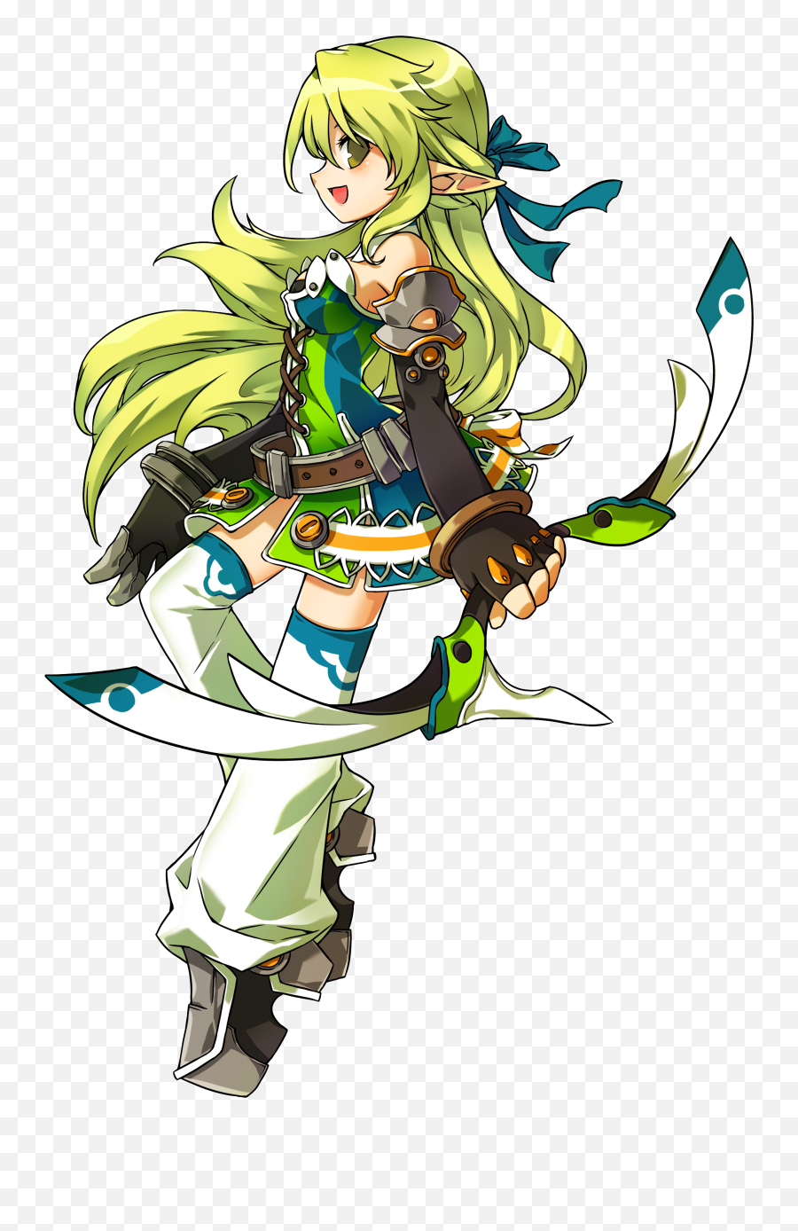 Sniping Rangervi - Elwiki Elsword Ranger Emoji,Elsword Erbluhen Emotion Guide