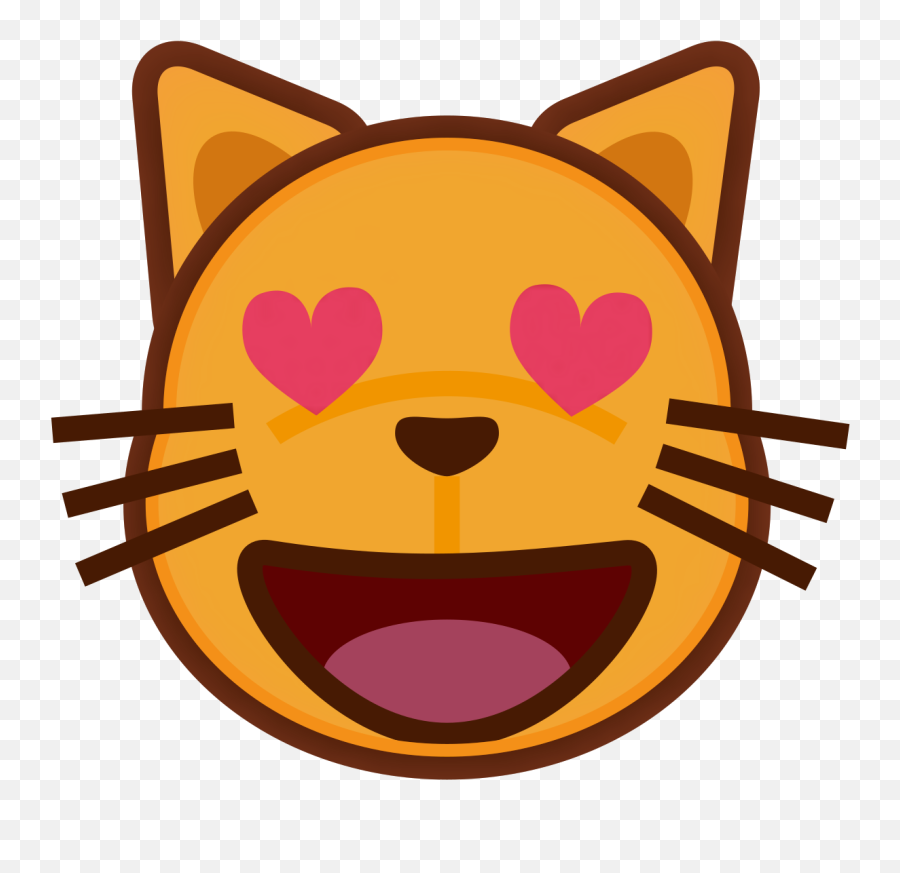 Smiling Cat With Heart - Cat Love Emoji Png,Cat Heart Emoji