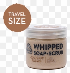 Coconut Papaya Whipped Soap Scrub - Dry Emoji,Greenland Fruit Emotions Scrub Salt