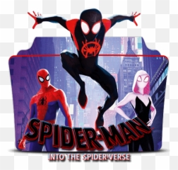 Spider Man Into The Spider Verse Folder - Designbust Spider Man Cartoon 3d Emoji,Spider Emoji