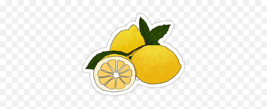 Popular Tumblr Lemon Sticker Image - Lemon Sticker Emoji,Lemon Emoji Sticker