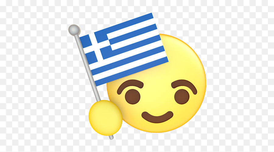 National Flag - Emoji The Greek Flag,White Flag Emoticon
