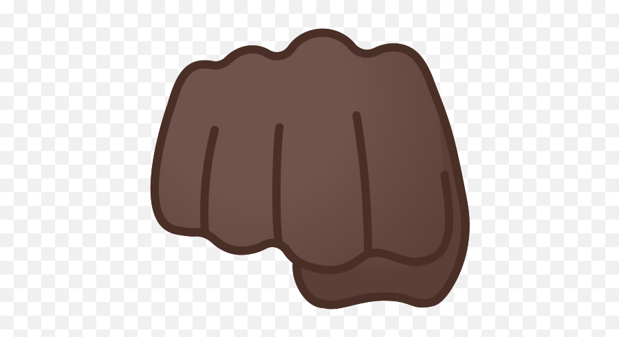 Dark Skin Tone Emoji - Black Fist Bump Emoji,Black Fist Emoji