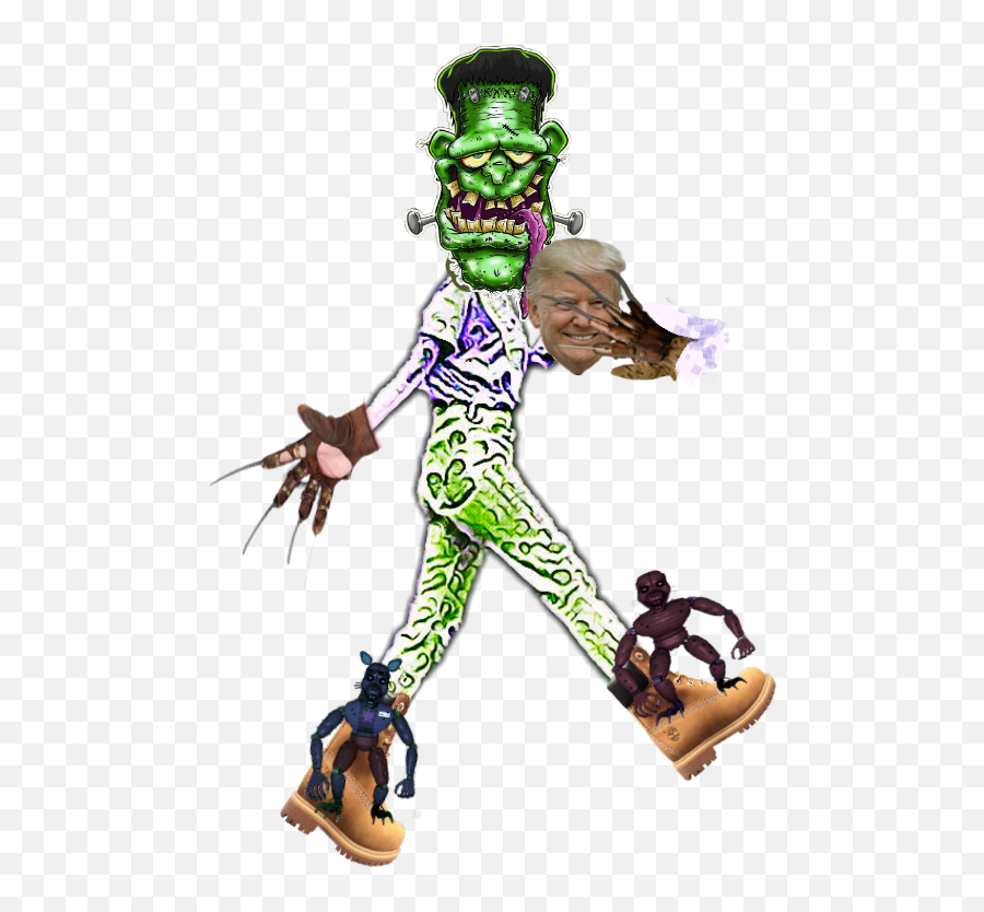 Frankenstein Zombie Sticker By Lauralee - Zombie Emoji,Presidential Emoji