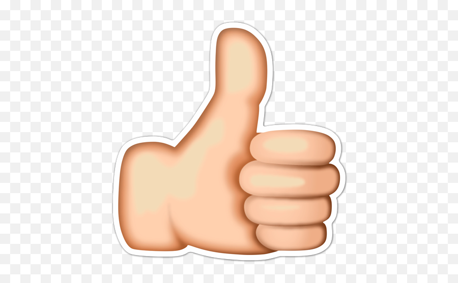 Car Motorbike Stickers Thumbs Up Sign - Like Sticker Png Emoji,Finger And Hole Emoji