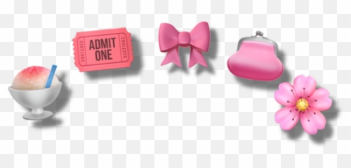 Pink Crown Emoji Pinkcrown Sticker - Solid,White Trash Emoji