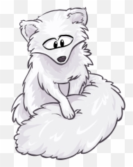 Tame Arctic Fox - Arctic Fox Drawing Emoji,Arctic Fox Emoji