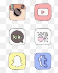 Minimalist Geometric Sticker - Transparent Aesthetic Cute Icons Emoji,Anime Kik Emojis