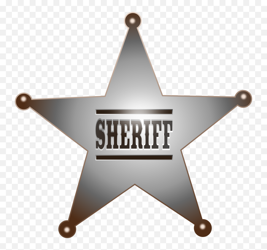 Country Star Sheriff Object Sticker - Silver Sheriff Badge Clipart Emoji,Emoji Sheriff