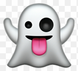 Emoji Fantasma Png Sticker - Ghost Emoji Apple,Emojis Fantasma